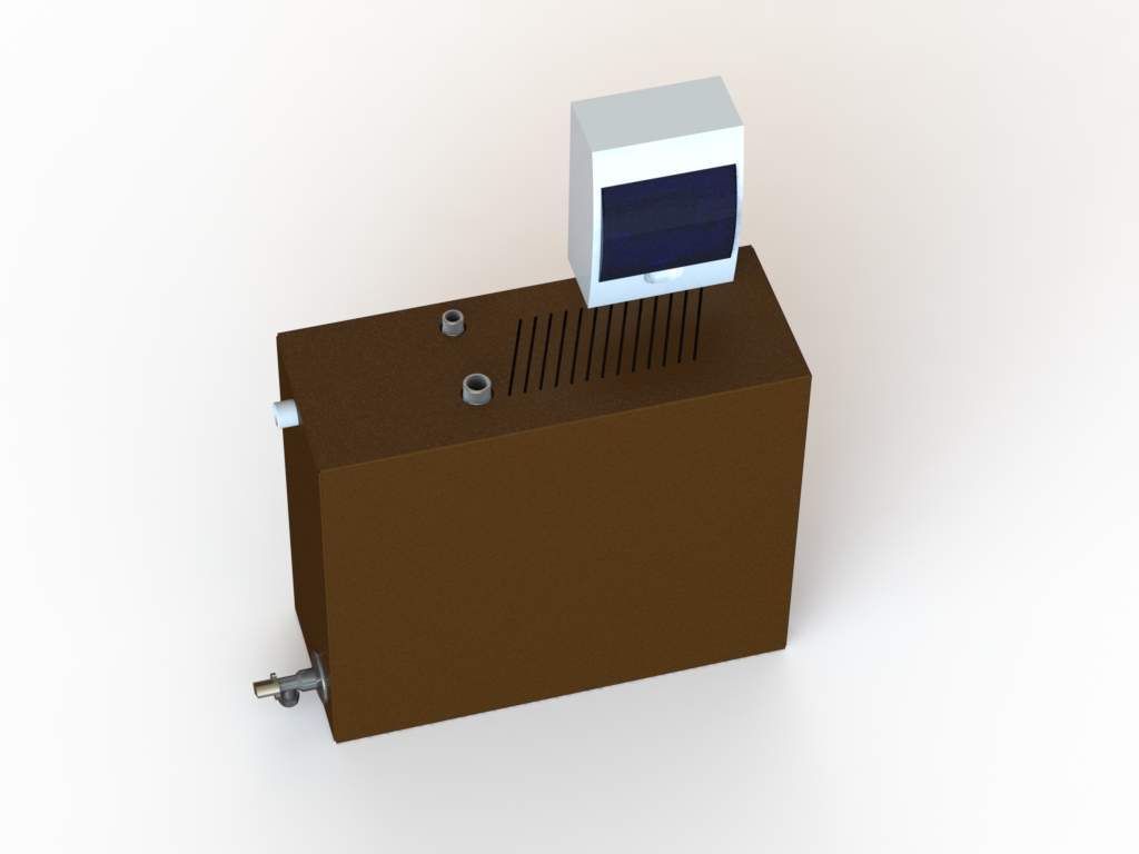 Парогенератор проточный "EVRO", 4 кВт, 47.5x18.5x40.5 см (рис.5)
