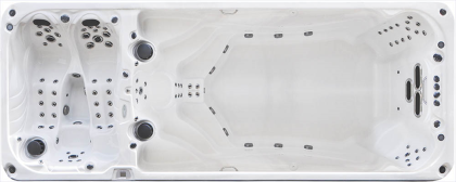 Бассейн СПА с противотоками Premium Leisure Aquatika X 19 (рис.2)